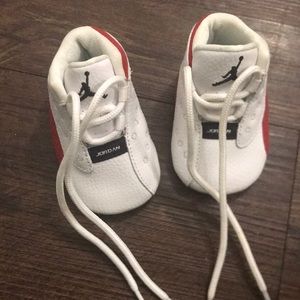 Red and White baby Jordan’s